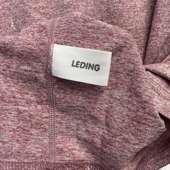 LEDING Athletic Crew Neck Short Sleeve T-Shirt Men Small Red/Black 2Pack New - Picture 6 of 16